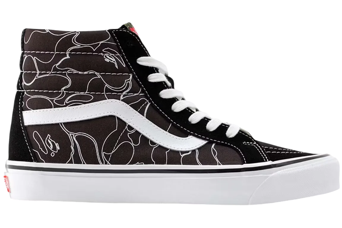 Vans Sk8-Hi 38 DX Bape Line ABC Camo US M 9